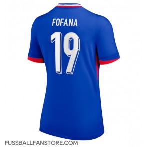 Frankreich Youssouf Fofana #19 Replik Heimtrikot Damen EM 2024 Kurzarm